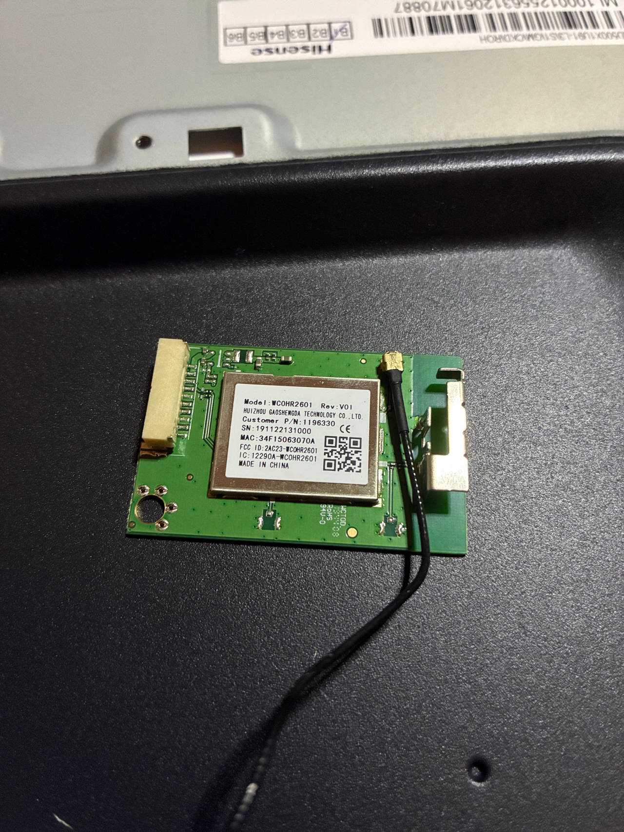 Hisense TV Wi-Fi Module
