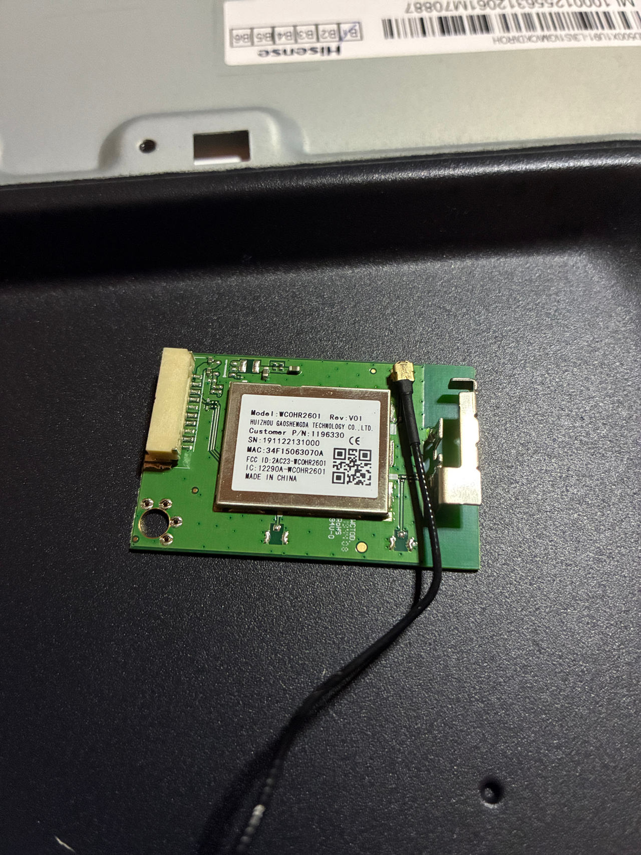 Hisense TV Wi-Fi Module