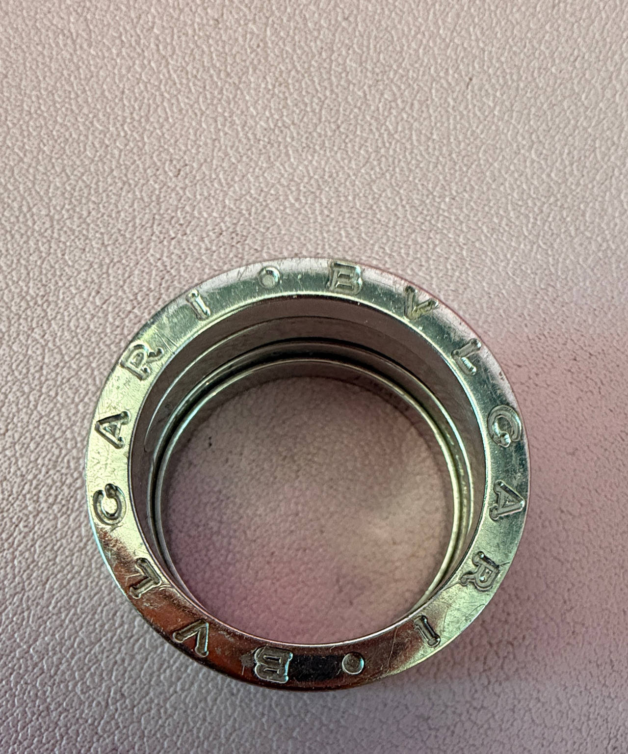 Bvlgari B.zero1 3-Band Ring in 18K White Gold