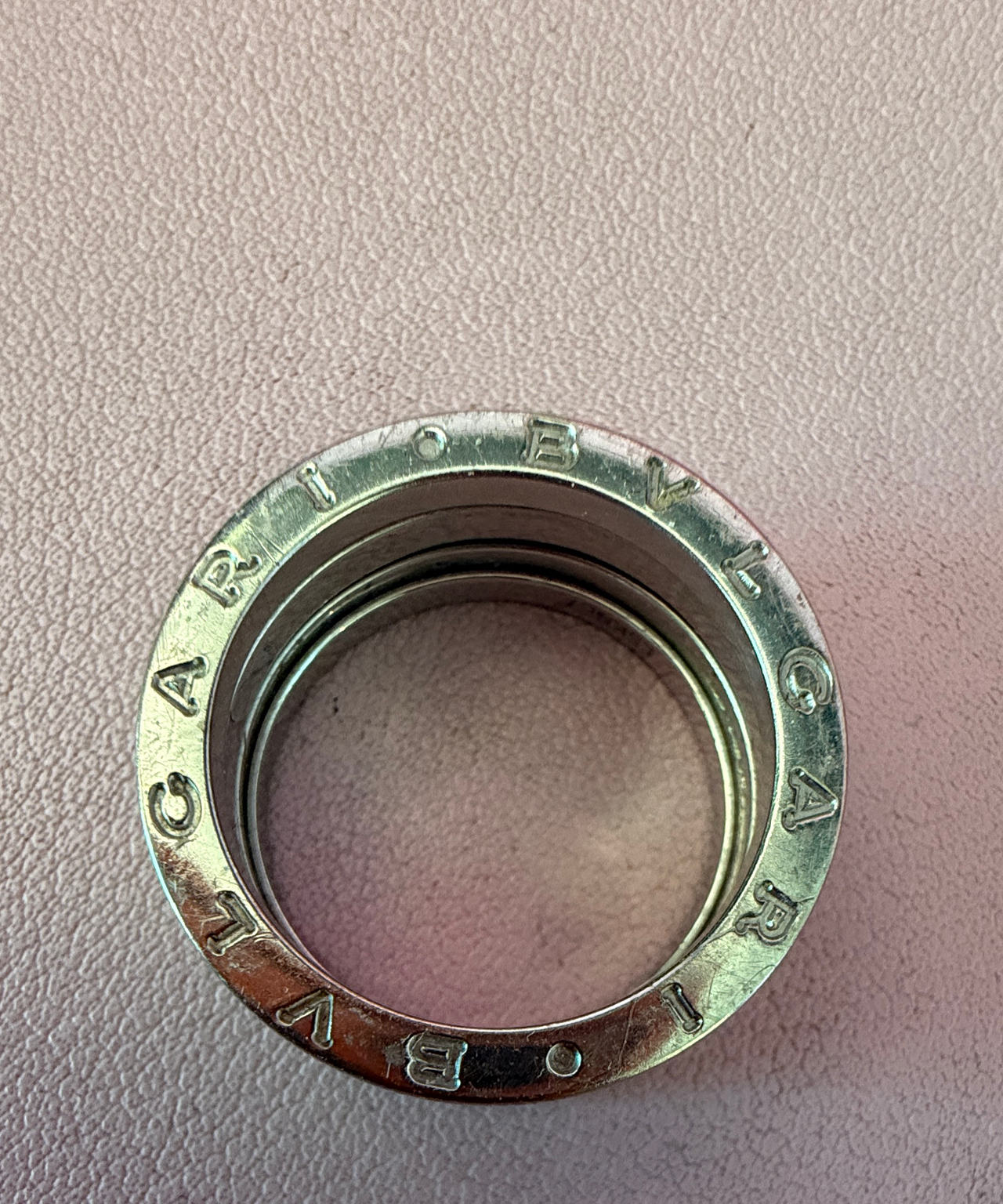 Bvlgari B.zero1 3-Band Ring in 18K White Gold