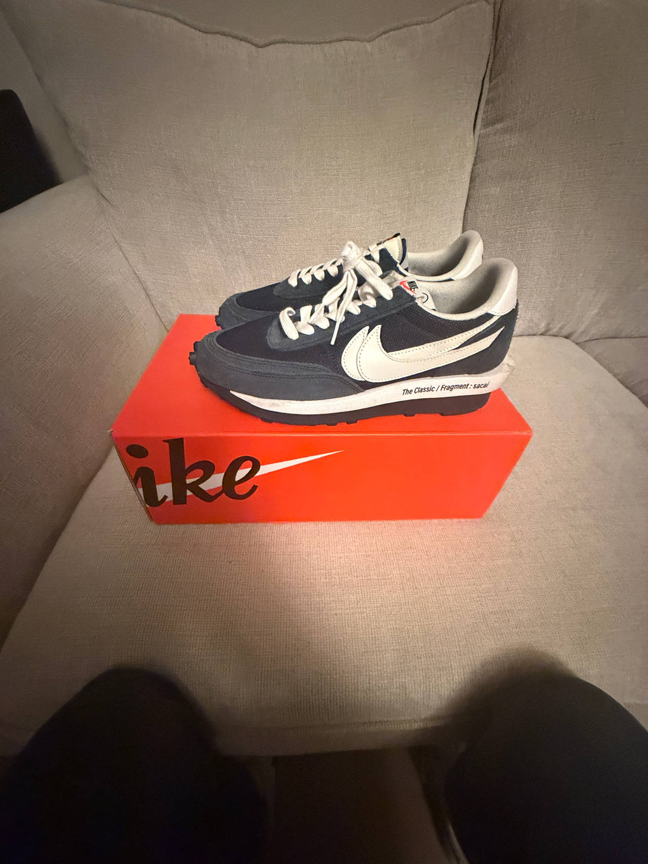 Nike LDWaffle x Sacai x Fragment Blue Void