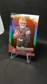 2025 Prizm Shedeur Sanders #405 Silver Variation True Rookie - Image 4