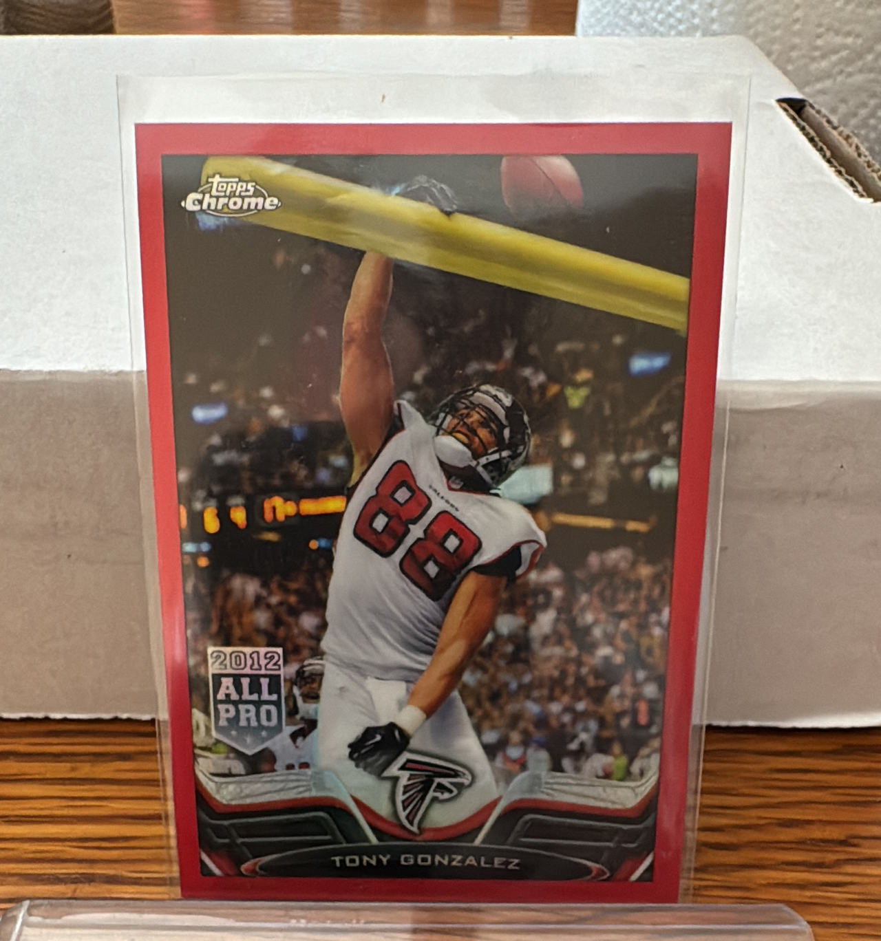2012 Topps Chrome Tony Gonzalez Red Refractor /25