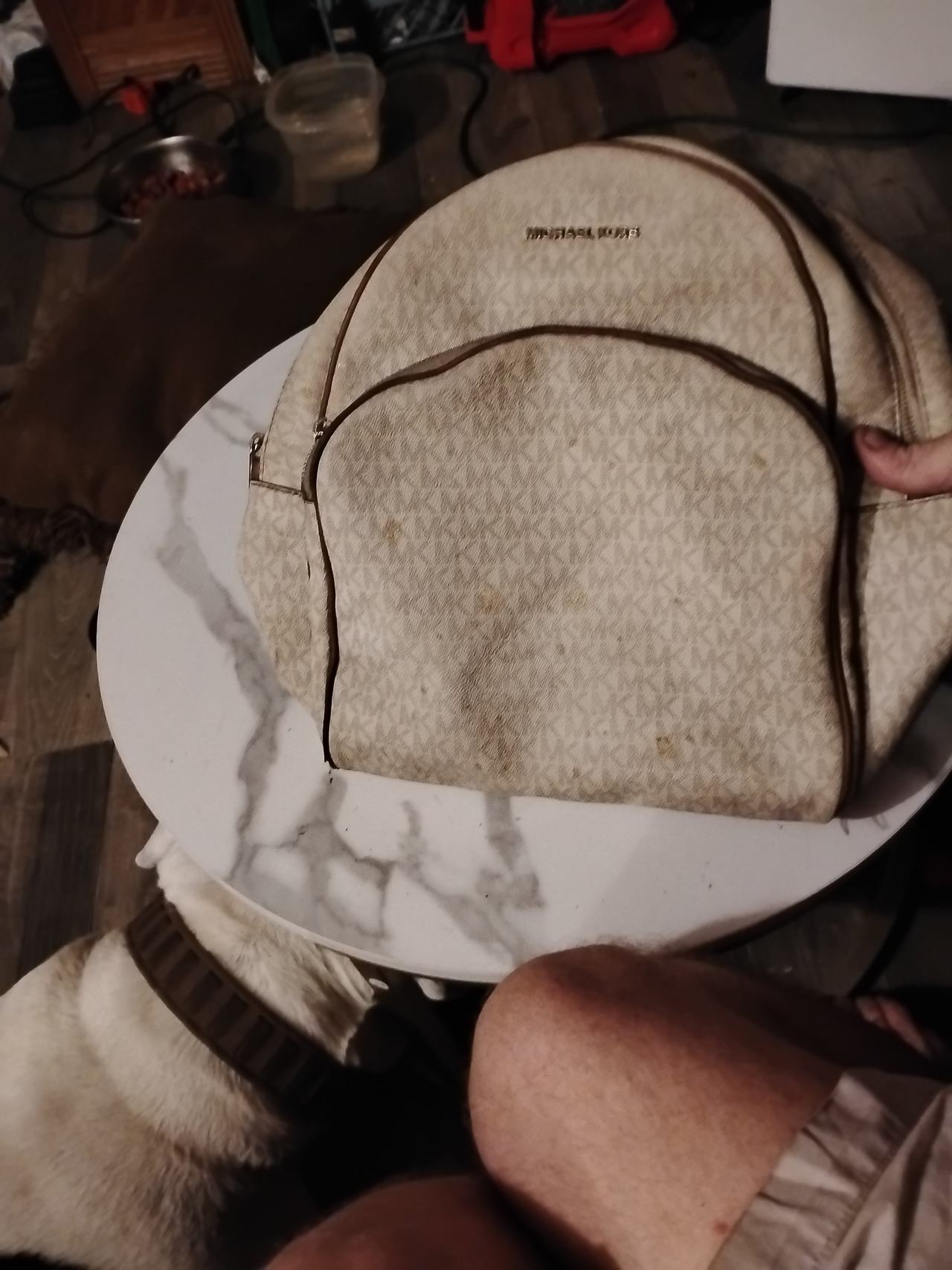 Michael Kors Abbey Medium Logo Backpack