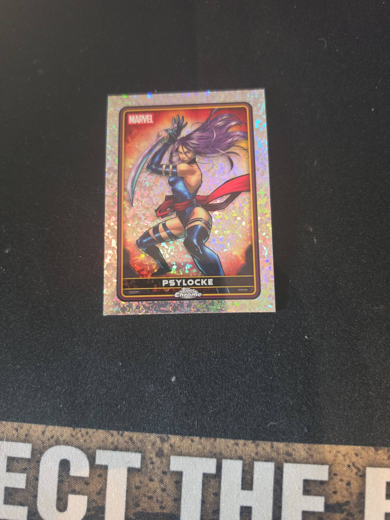 2024 Topps Chrome Marvel Psylocke Trading Card