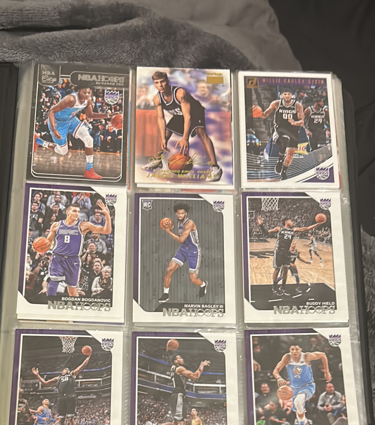 Panini NBA Hoops Sacramento Kings Card Lot