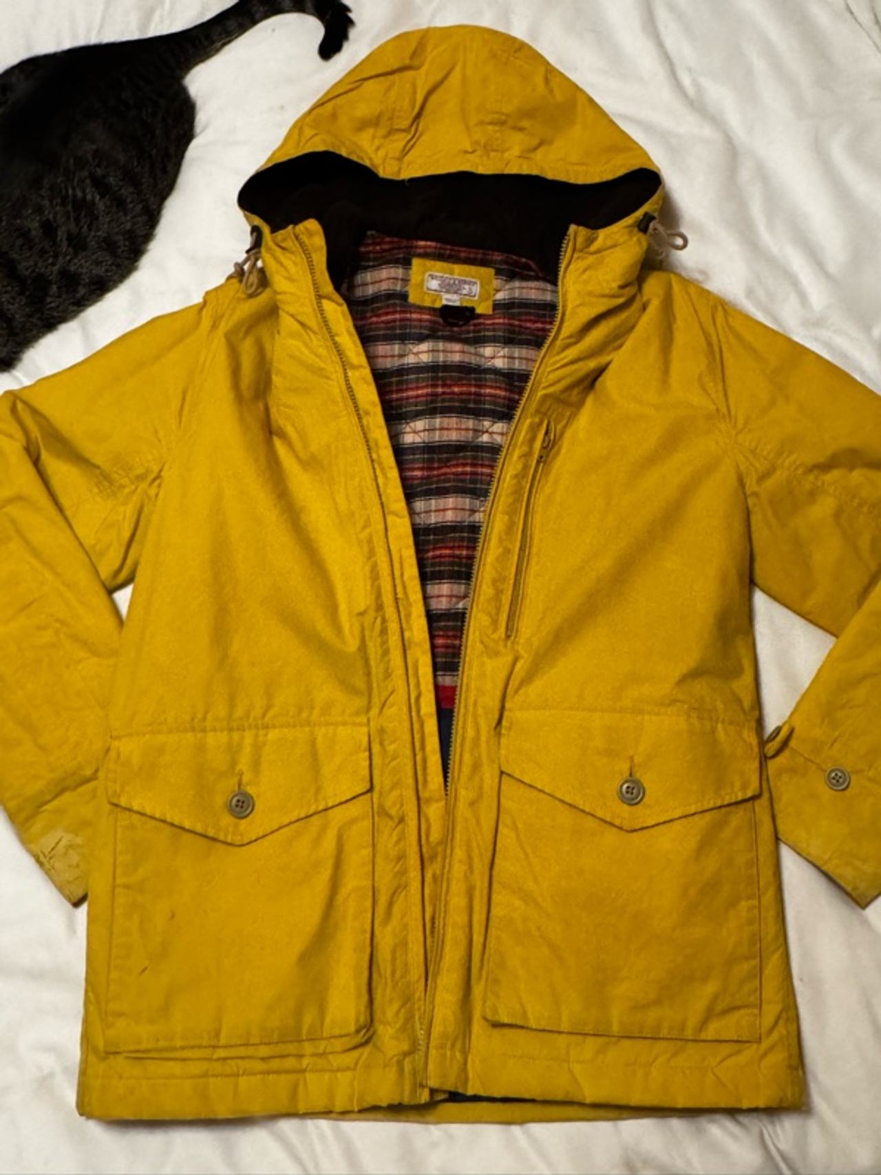 J.Crew Wallace & Barnes Fisherman Waxed Cotton Jacket