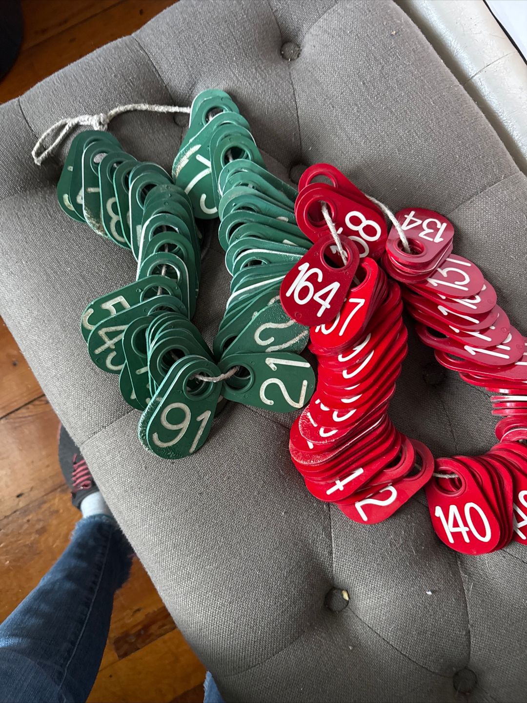 Vintage Cow Ear Tags 