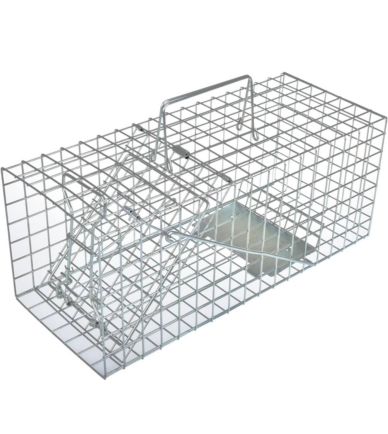 Heavy-duty squirrel trap for live animals (no assembly required), 17 x 7 x 7 inc