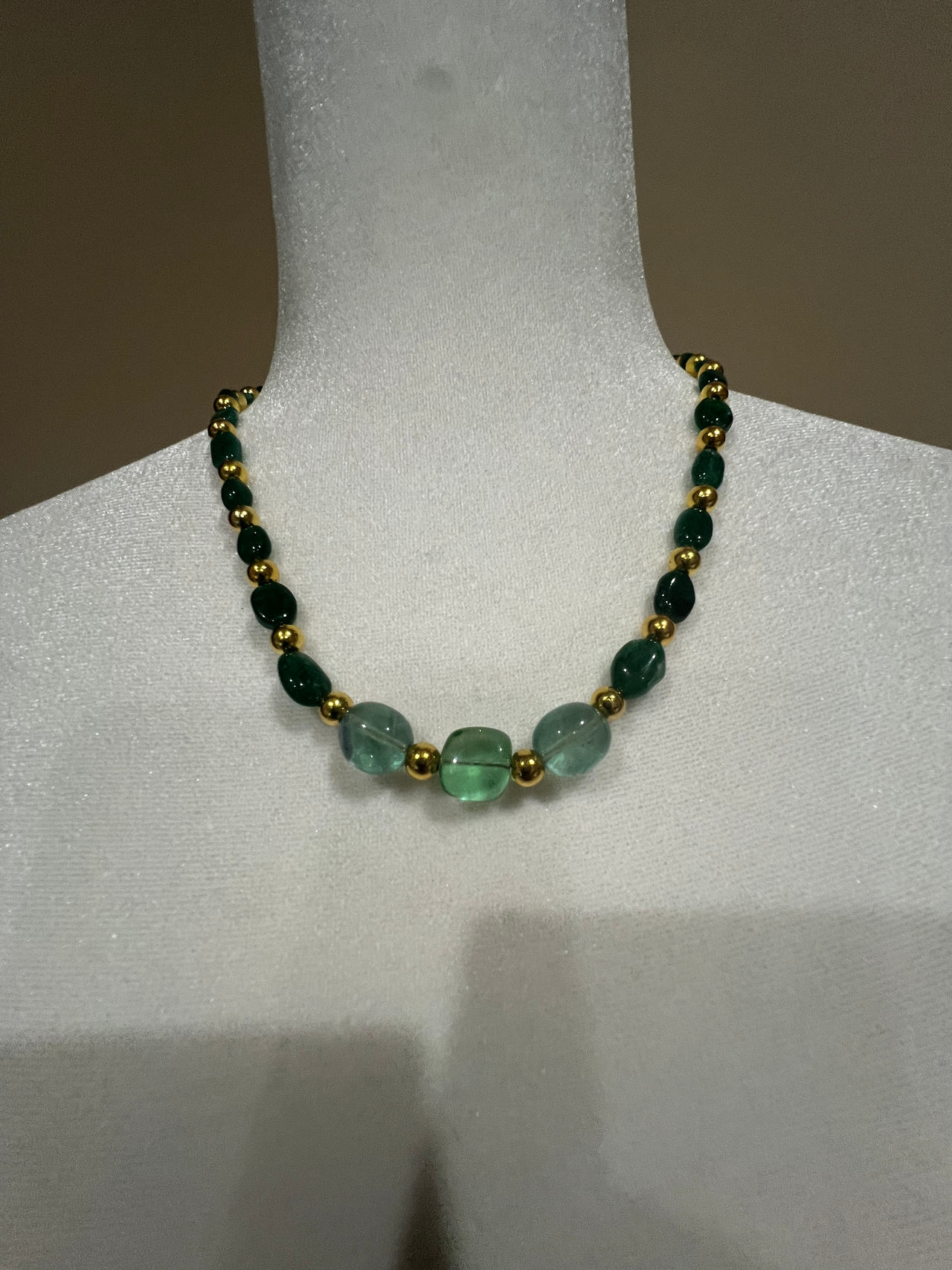 Beaded Gemstone Necklace