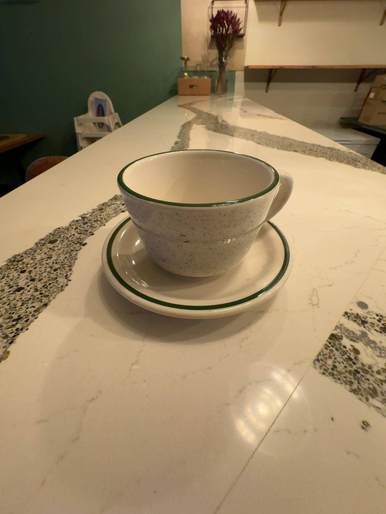 Arklow Honey Stone Cup & Saucer Set