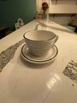 Arklow Honey Stone Cup & Saucer Set - Image 1