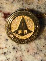 Jinling Petrochemical Co. 1982 Commemorative Tie Tack Pin - Image 2