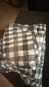 Eddie Bauer Gray Plaid Preston Duvet Cover Set - Image 3