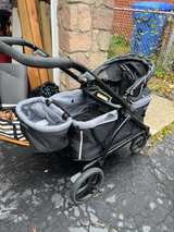 Baby Trend MUV Expedition 2 in 1 Stroller Wagon Plus, Ultra Black - Image 2