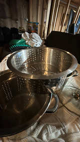 12 qt Stainless Steel Pasta Pot with Strainer Inserts - Image 4