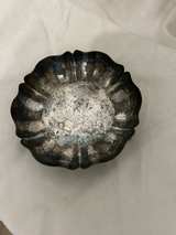 Vintage Scalloped Silver Plate Bowl - Image 1