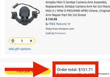 Xmipbs Gimbal Camera Arm Assembly for DJI Mini 3 / Pro - Image 6