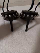 Alexander Wang Nova Studded Slingback Sandals Black - Image 3