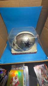 Tony Dorsett Signed Dallas Cowboys Riddell Mini Helmet - Image 2