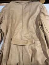 Angelo Vera Pelle Genuine Leather Coat Women’s Size 3XL Beige Jacket - Image 6