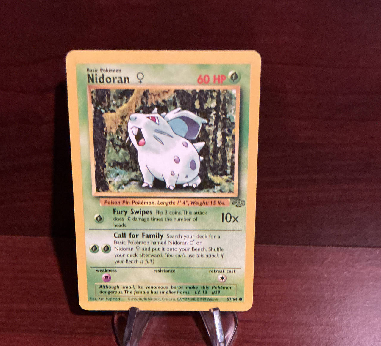 Pokémon TCG Nidoran ♀ Jungle 57/64 Unlimited