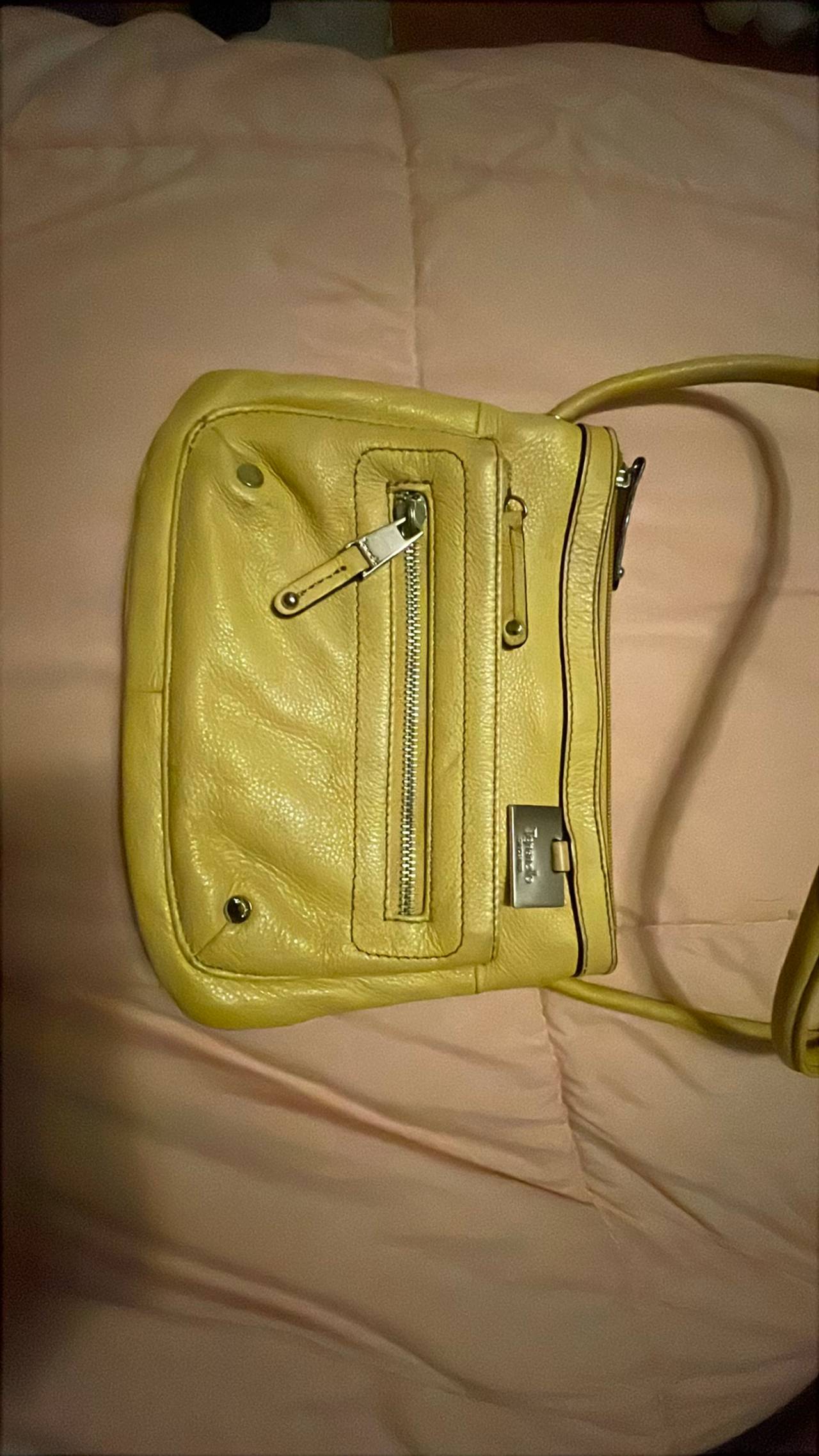 Tignanello Pebble Leather Crossbody Bag