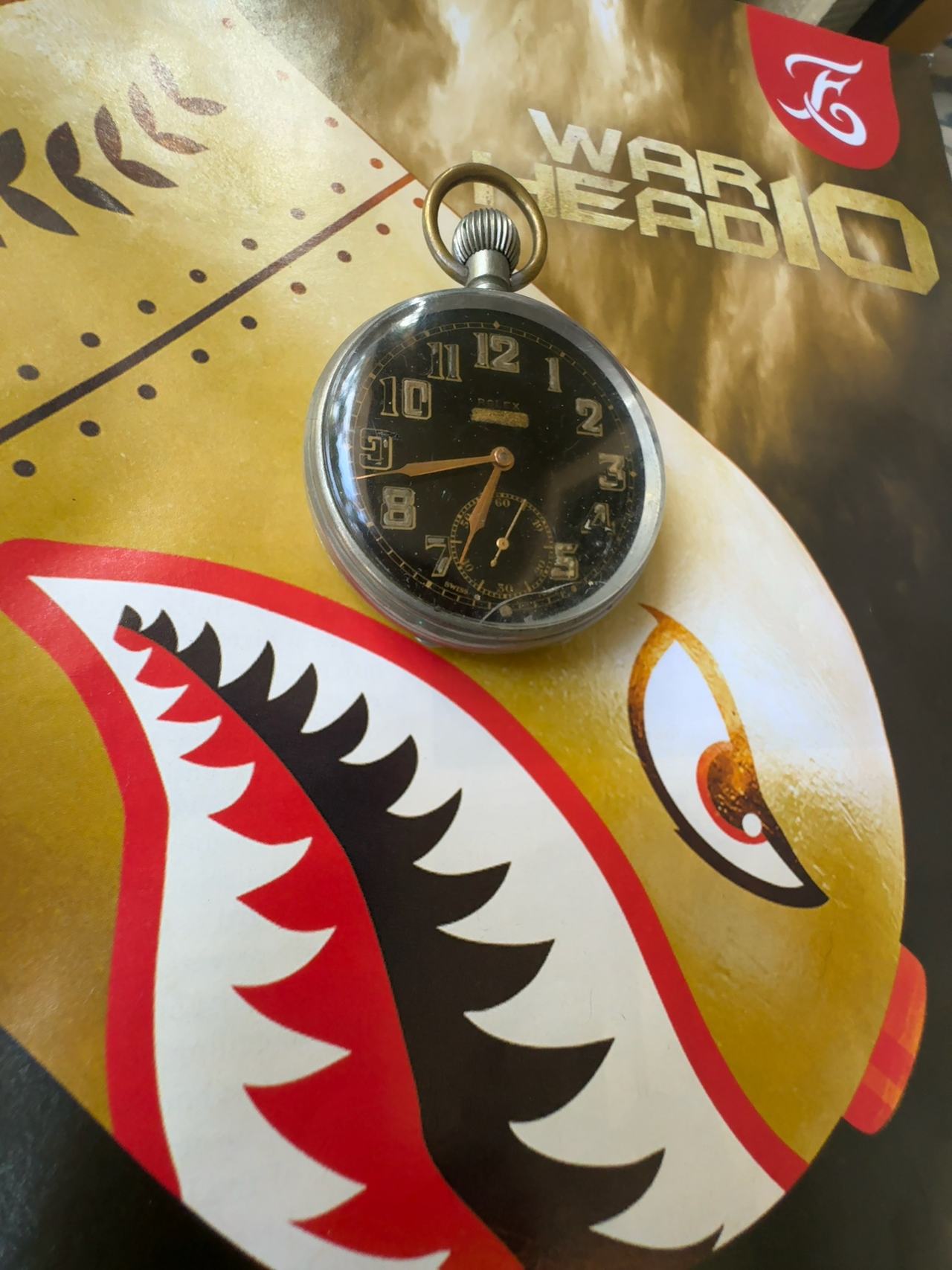 Antique Rolex WW2 Military Pocket Watch