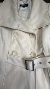 Guess Women's Double Breasted Belted Wool Blend Coat Small - Image 3
