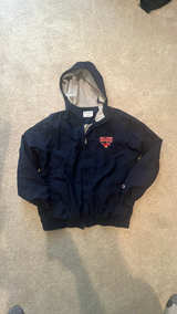 Champion SMU Mustangs Zip Up Lined Jacket Blue - Image 2