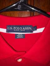 U.S. Polo Assn Red Polo Shirt Short Sleeve - Image 3