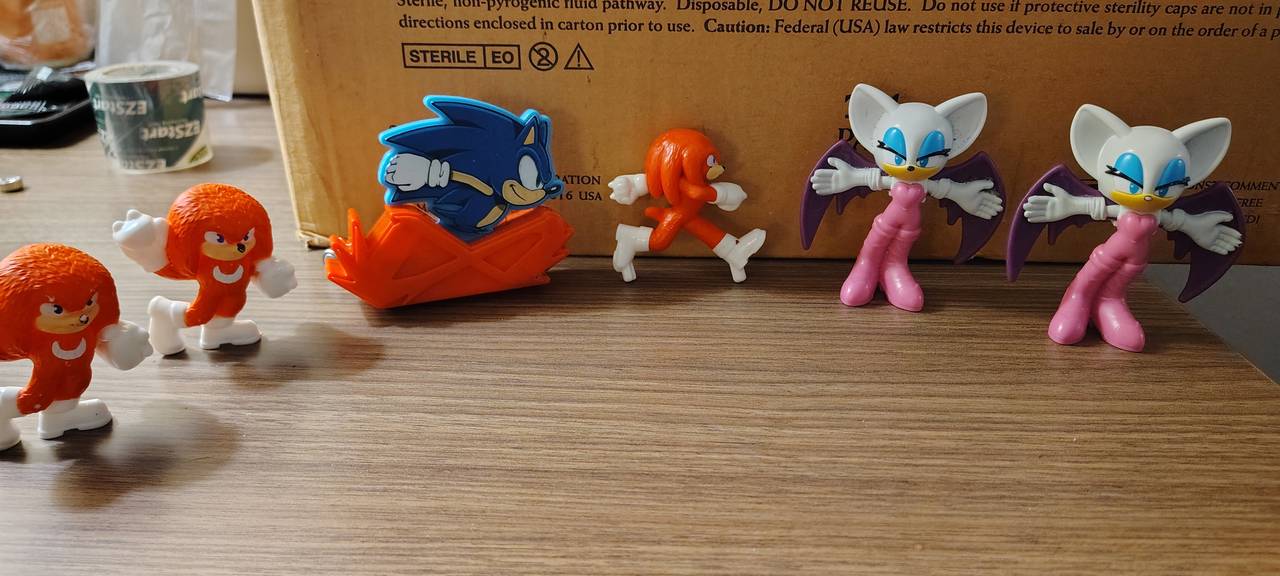 McDonald's Sonic the Hedgehog 2003 Happy Meal Toy Set