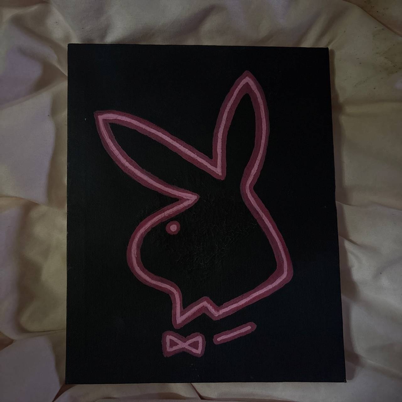 Playboy Bunny Logo Canvas Painting