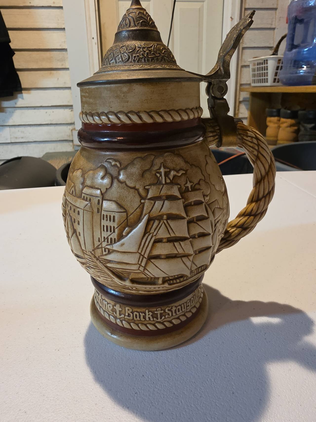 Avon Nautical Sailing Ship Beer Stein
