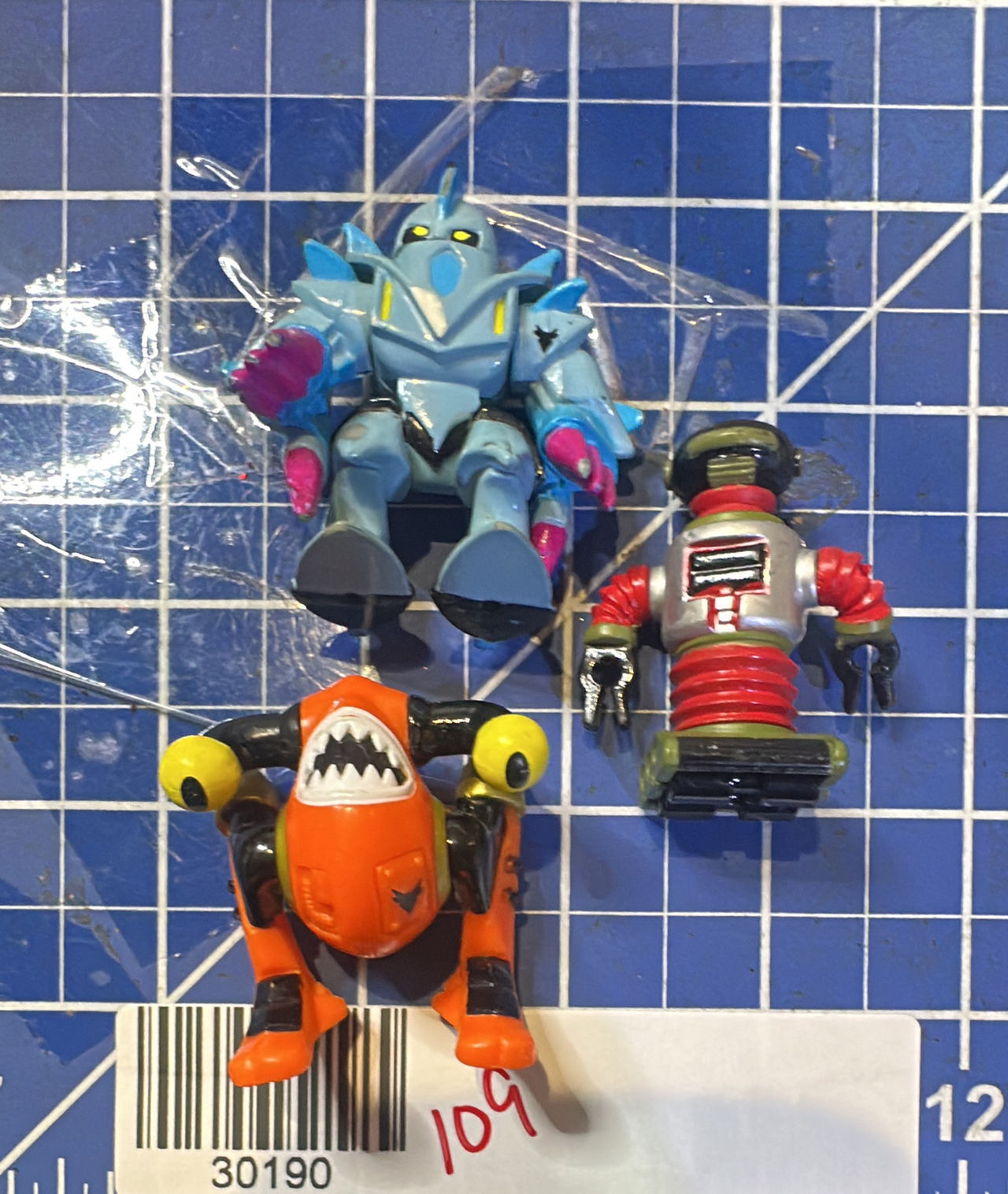 Z BOTS vtg 90s action figure lot 3 pcs.  109