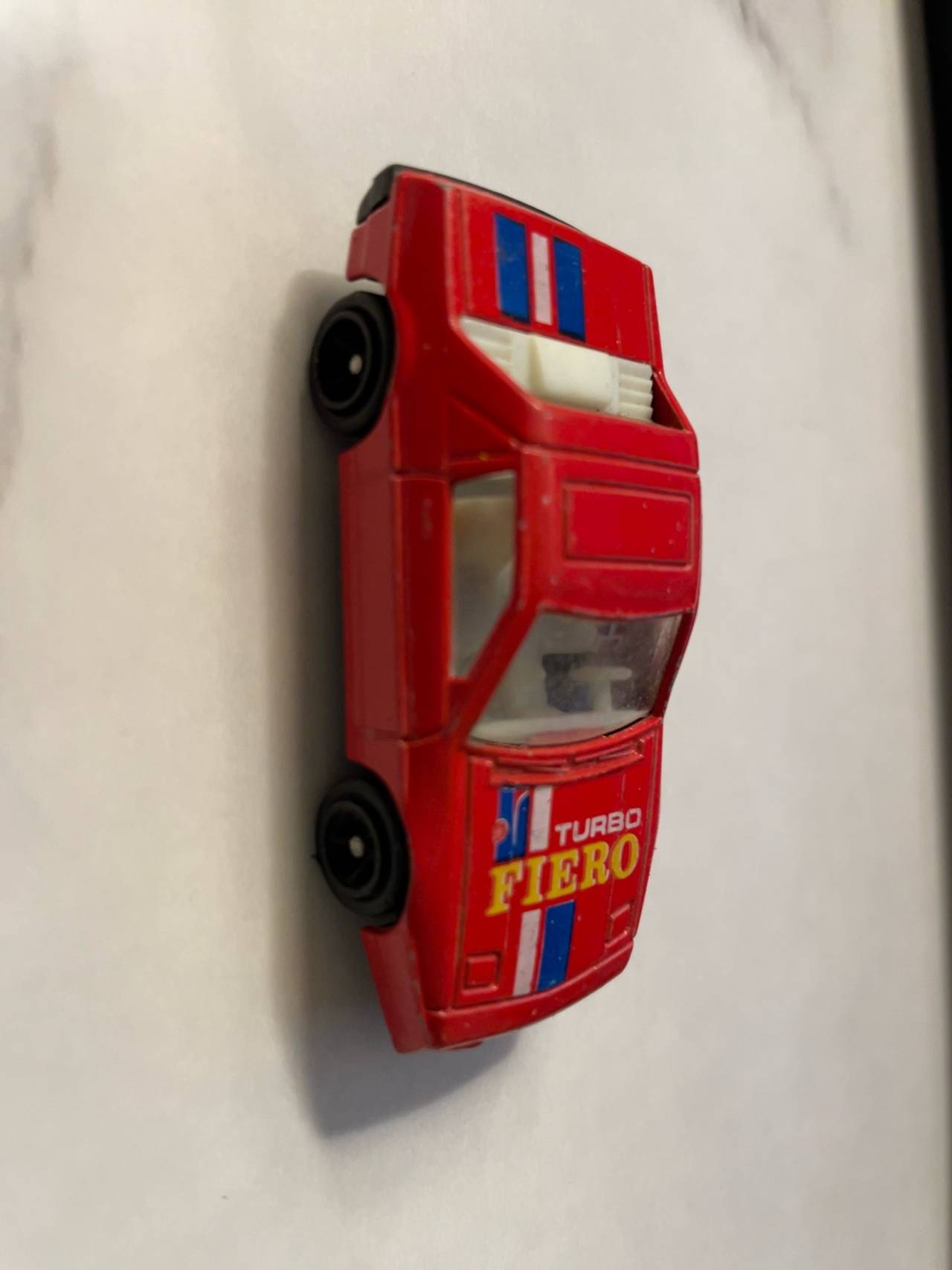 Welly Pontiac Fiero Turbo Red Diecast Model