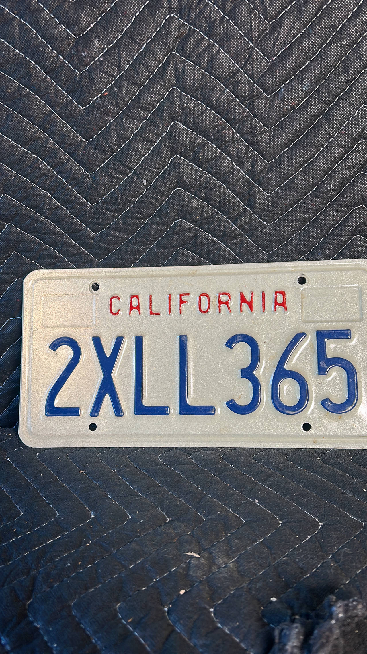 California License Plate (1982-1994)