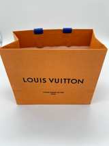Louis Vuitton Orange Paper Shopping Bag - Image 1