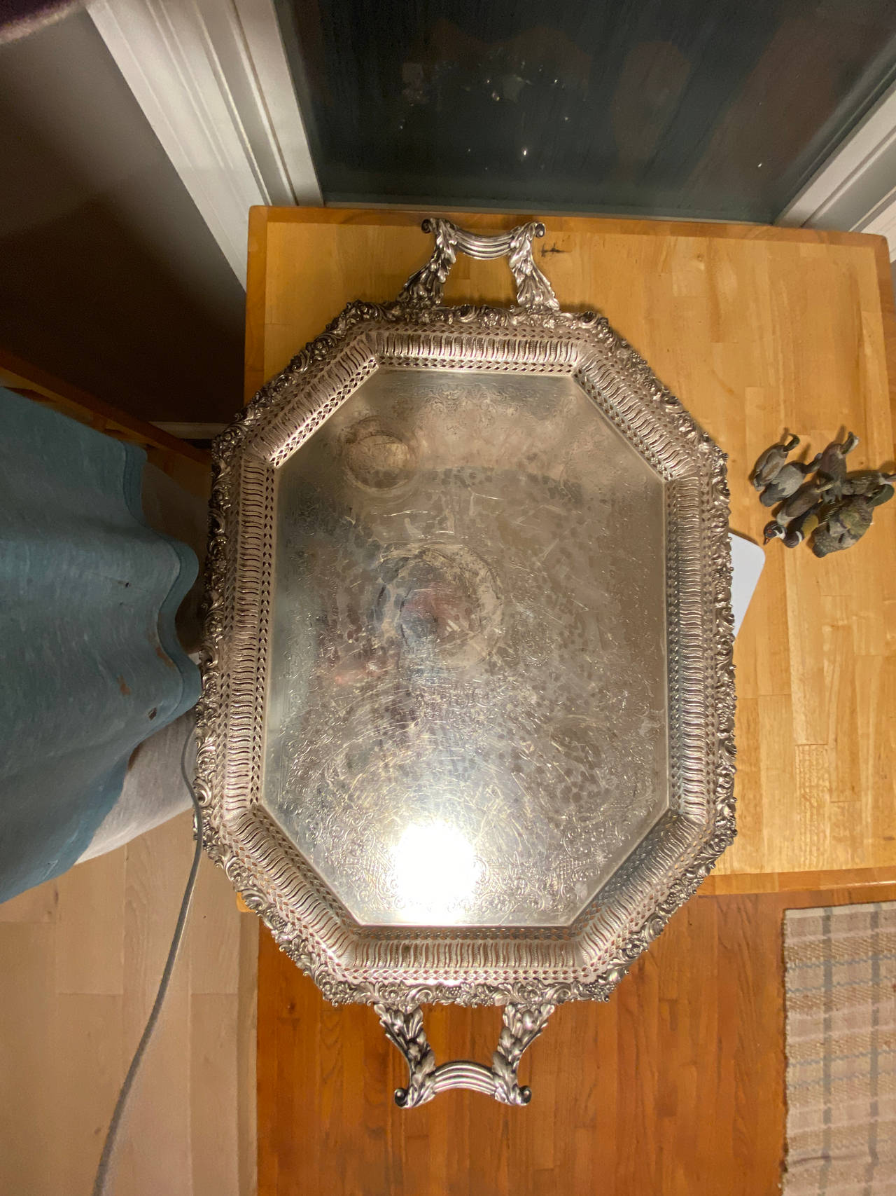 Silver Plated Serving Tray