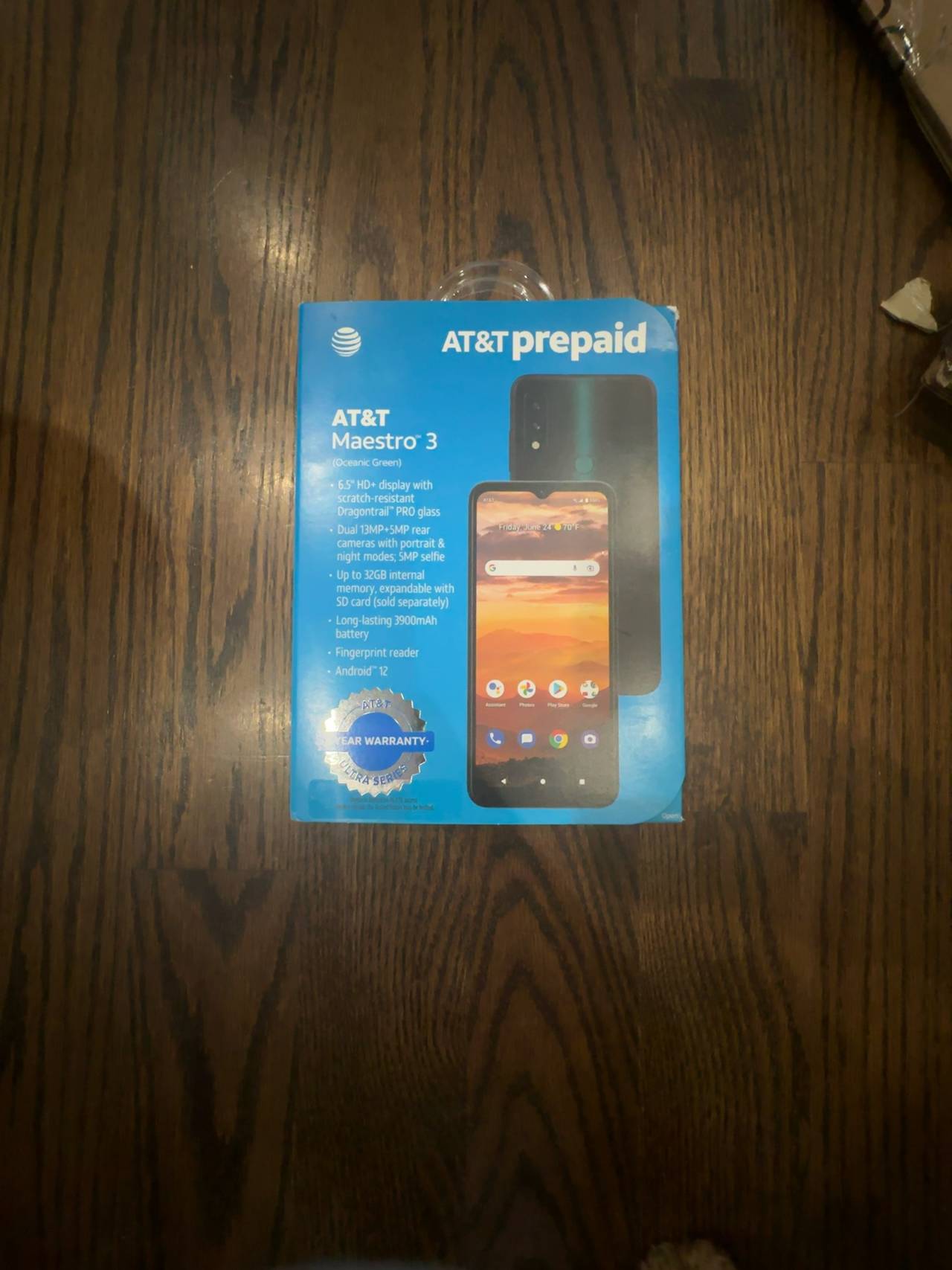 AT&T Maestro 3 Prepaid Phone Oceanic Green