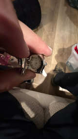 COLLEZIO Vintage Pink Flower Ring Watch - Image 2