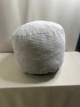 Corduroy Pouf Ottoman - Image 1