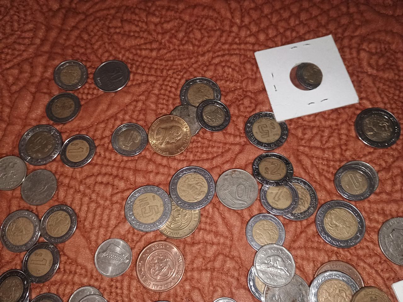 Assorted World Coin Lot mexico lots more