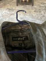 Black Rivet Leather Jacket for Men - Image 6