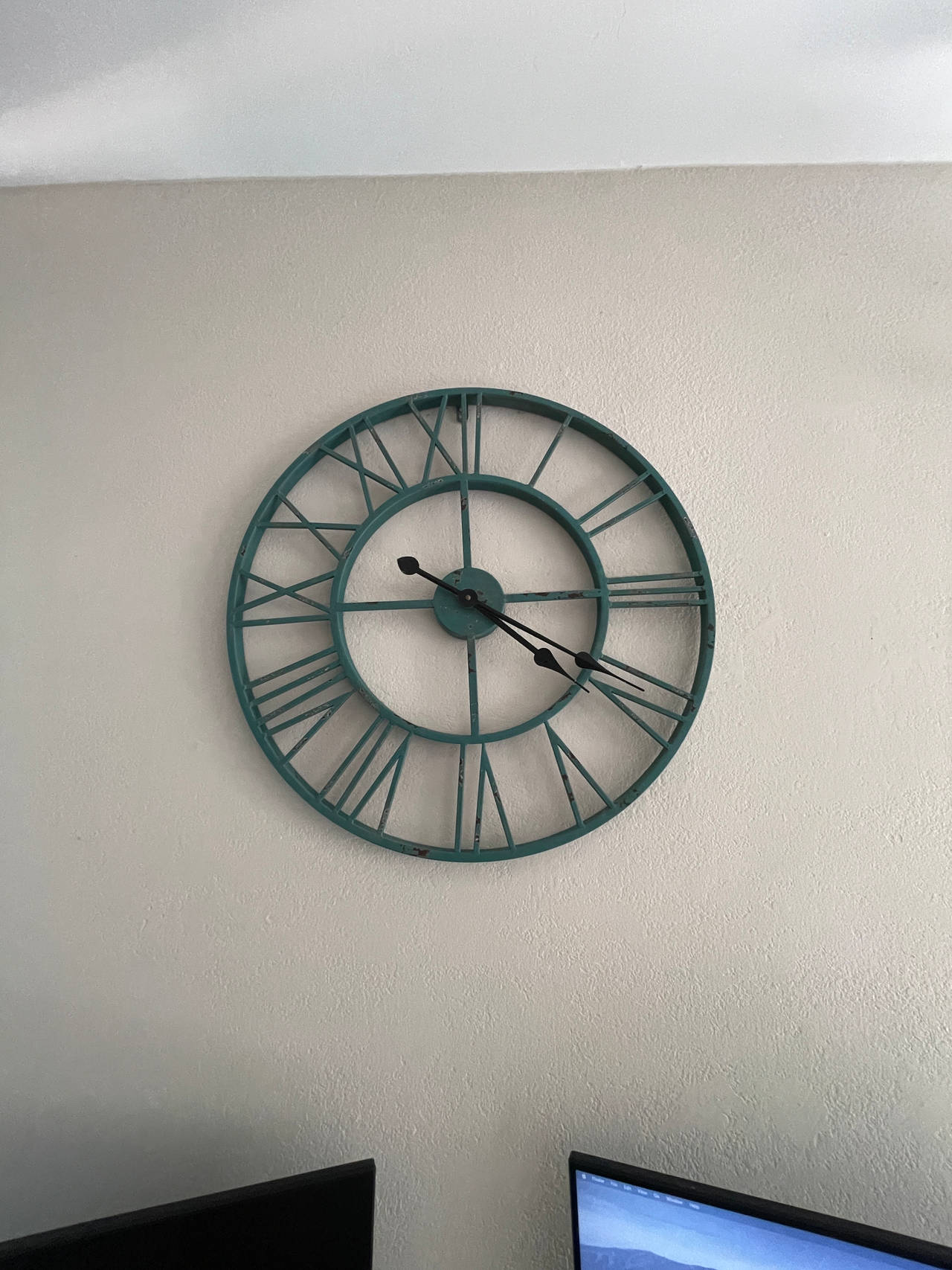 Large Roman Numeral Wall Clock