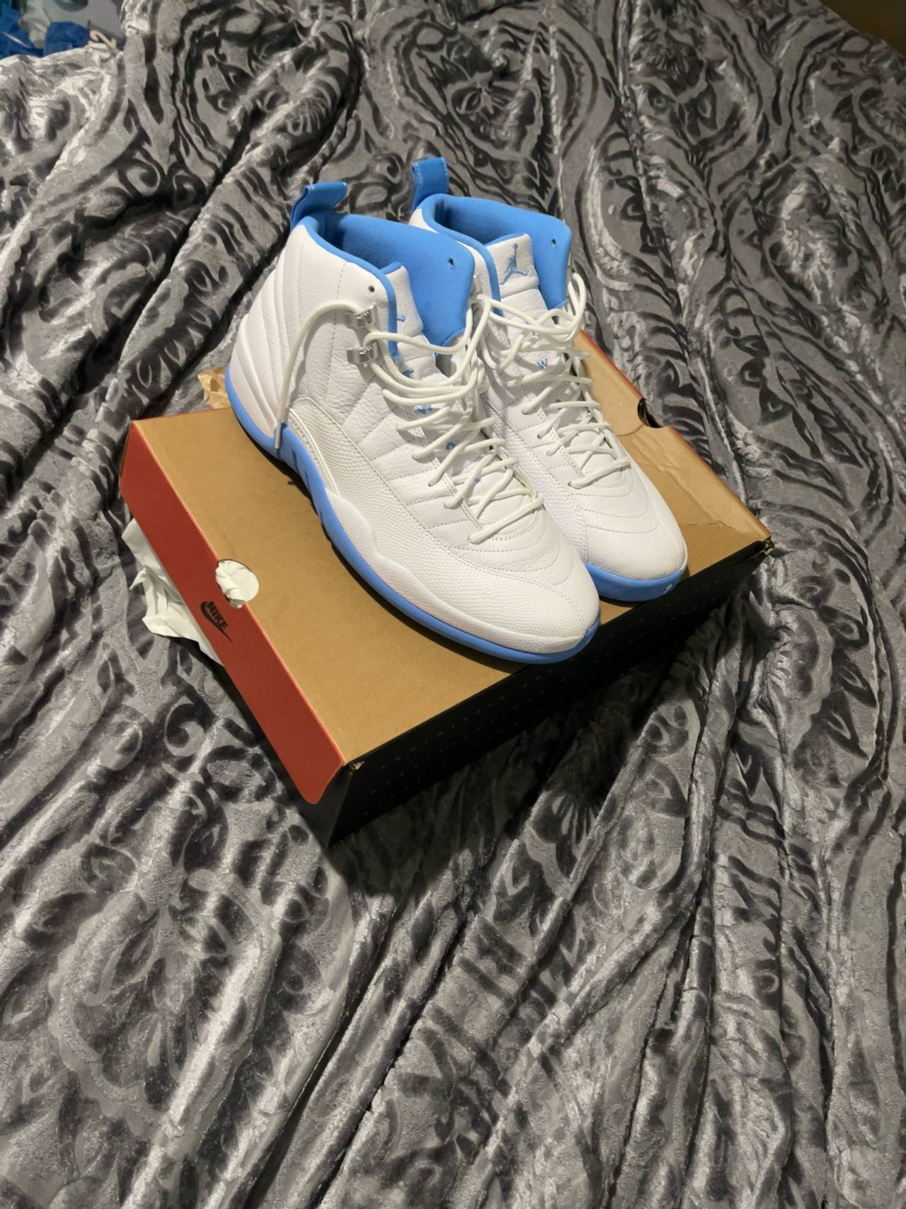 Nike Air Jordan 12 Retro Melo White/University Blue
