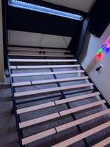 Platform Bed Frame with LED Headboard - Image 2