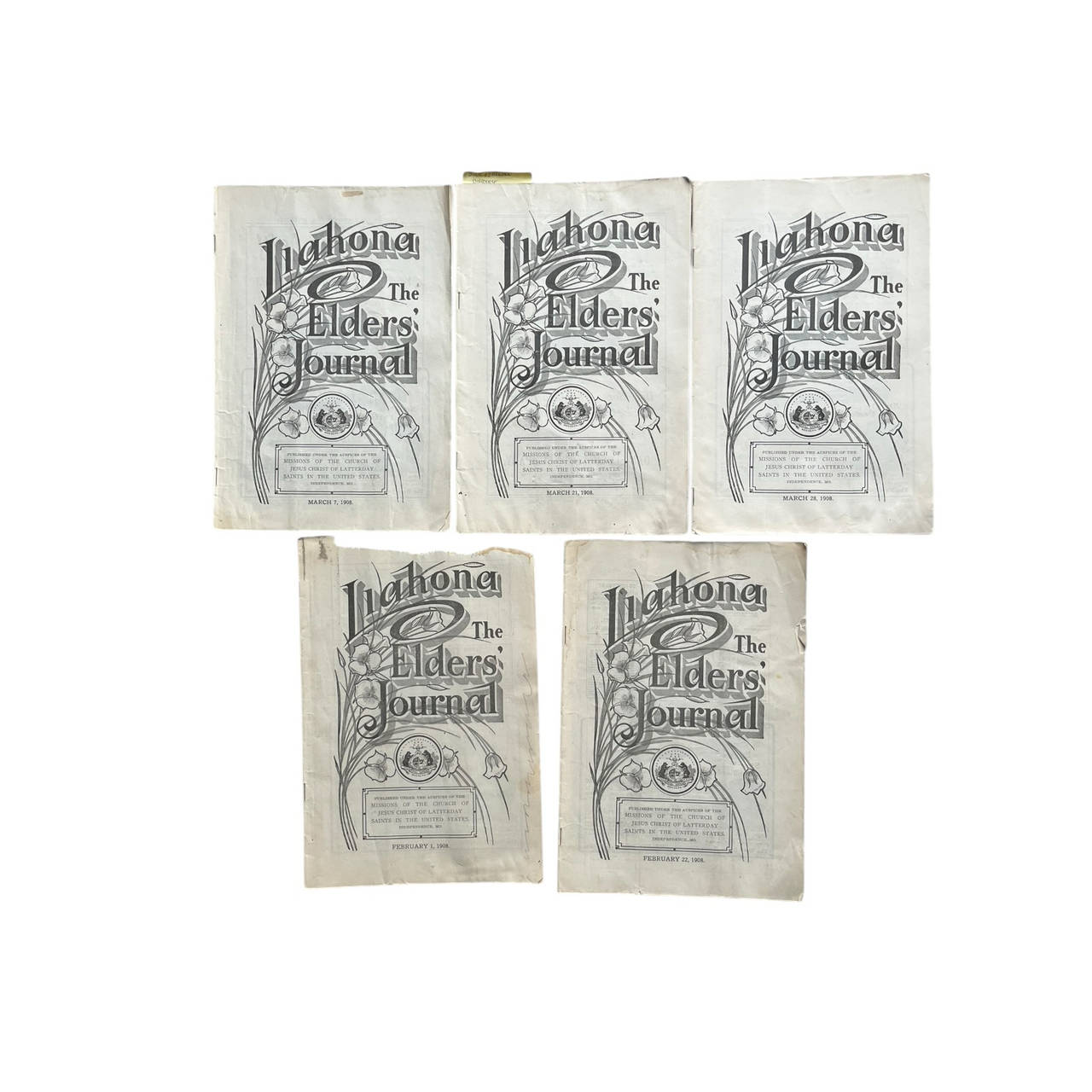 Liahona The Elders' Journal 1908 Issues