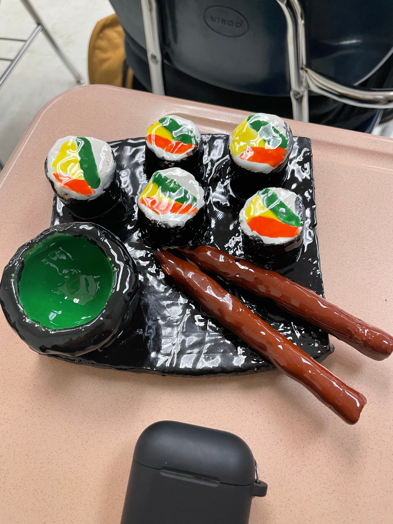 Ceramic Sushi Set Art Project