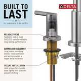 Delta Trinsic Two Handle Widespread Bathroom Faucet in Champagne Bronze - Image 4